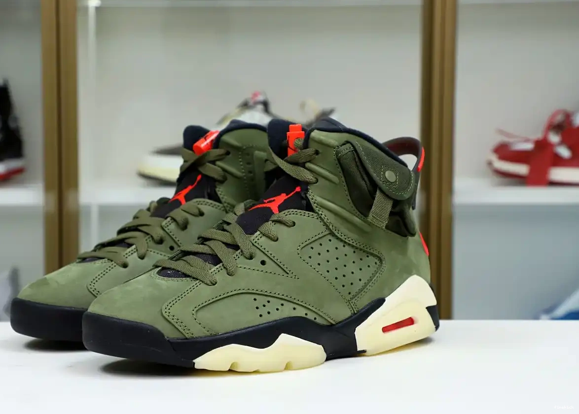 6 JORDAN SCOTT 'OLIVE' X RETRO TRAVIS AIR 0423